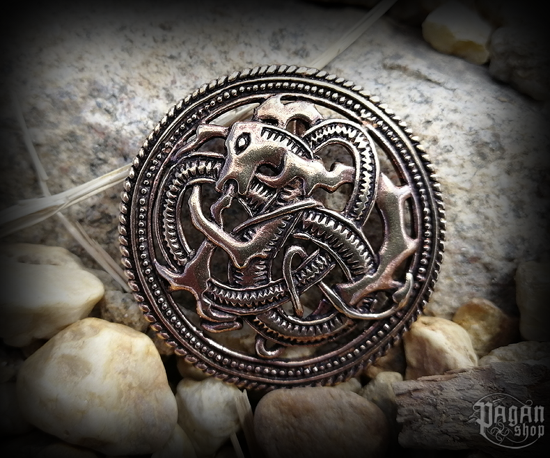 Přívěsek Vikingský drak Askim - bronz