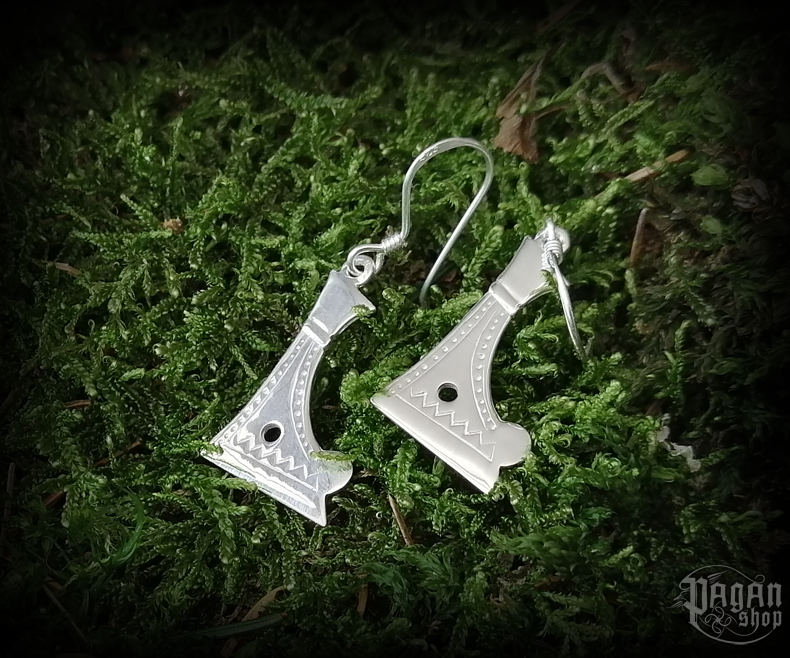 Náušnice Perunova sekera Grom - Ag 925/1000