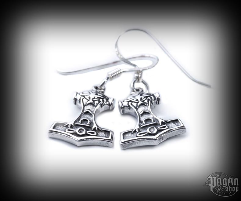 Náušnice Thorovo kladivo Nordmann - Ag 925/1000