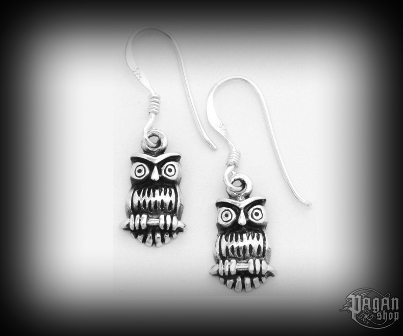 Náušnice Sova Nilah - Ag 925/1000