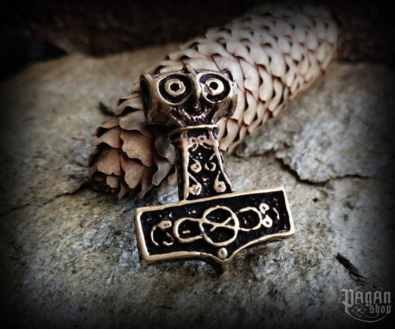 Přívěsek Thorovo kladivo Thoron - bronz