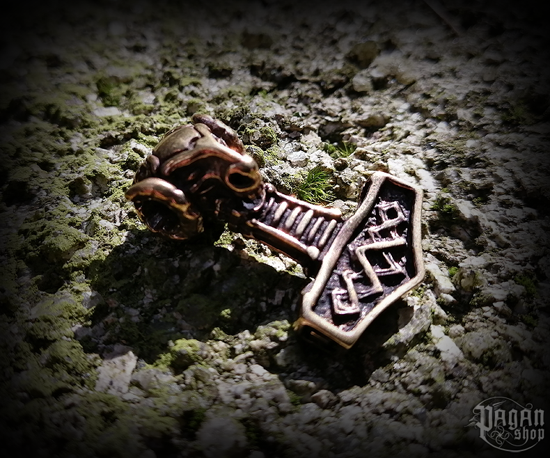 Přívěsek Thorovo kladivo Vaeret - bronz