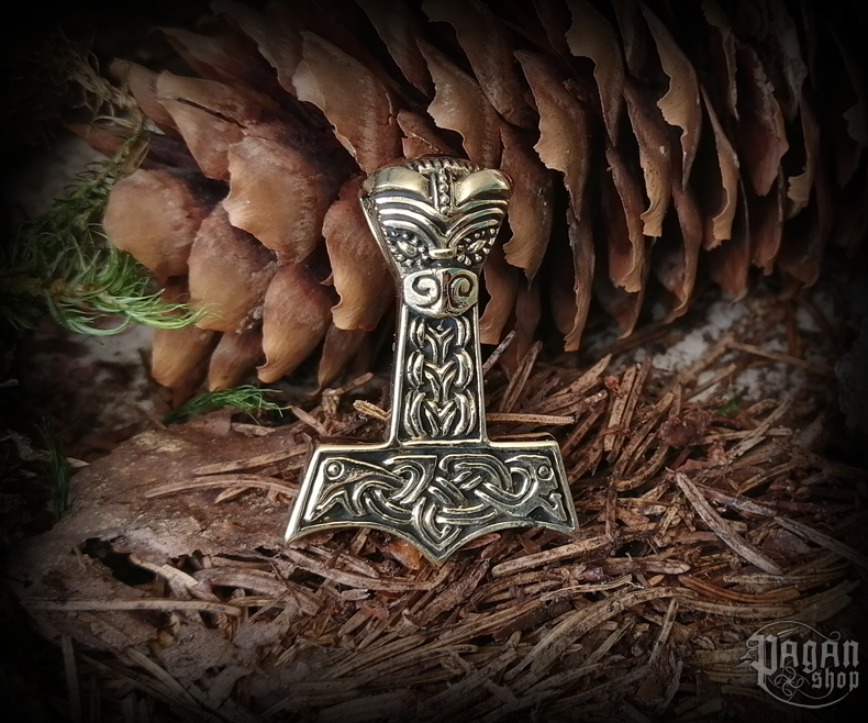 Přívěsek Thorovo kladivo Thorak - bronz