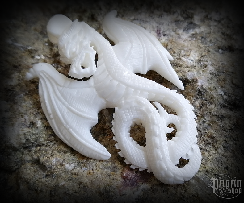 Přívěsek Drak Smuga - kost