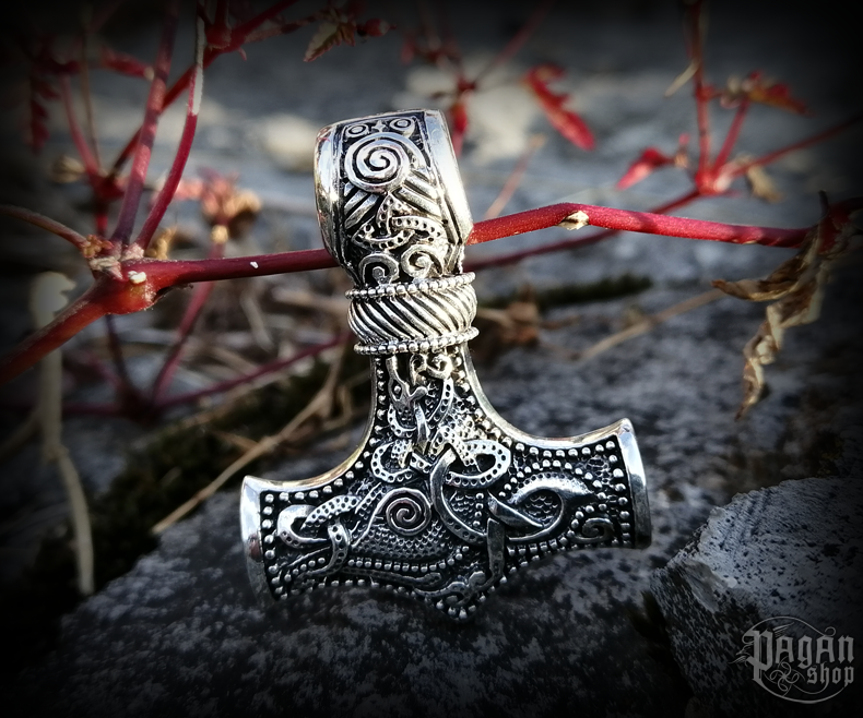 Přívěsek Thorovo kladivo Dettifoss - Ag 925/1000