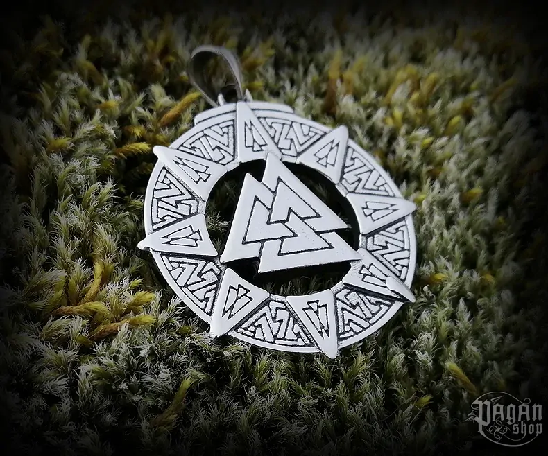 Přívěsek Valknut Asgard - ocel