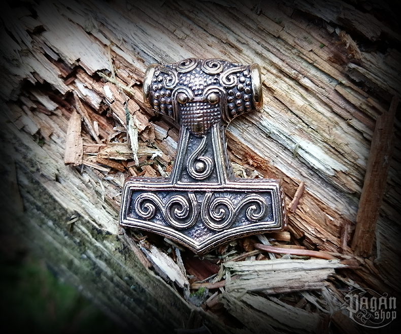 Přívěsek Thorovo kladivo Tølír - bronz