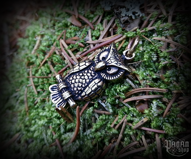 Přívěsek Sova Capone - bronz