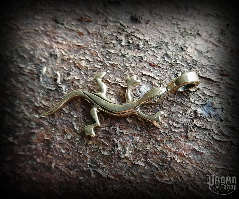 Přívěsek Ještěrka Lizzy - bronz