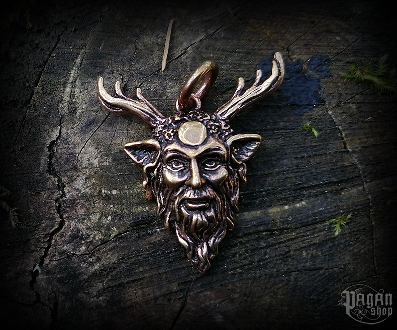 Přívěsek Cernunnos Gehörnte - bronz