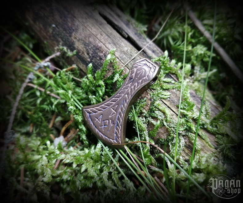 Přívěsek Vikingská sekera Aune - bronz