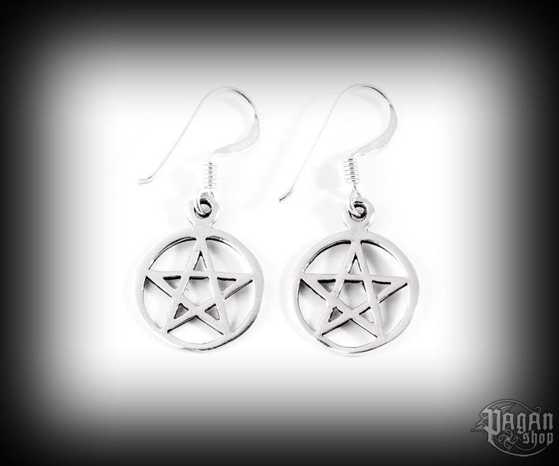 Náušnice Pentagram Druidica - Ag 925/1000