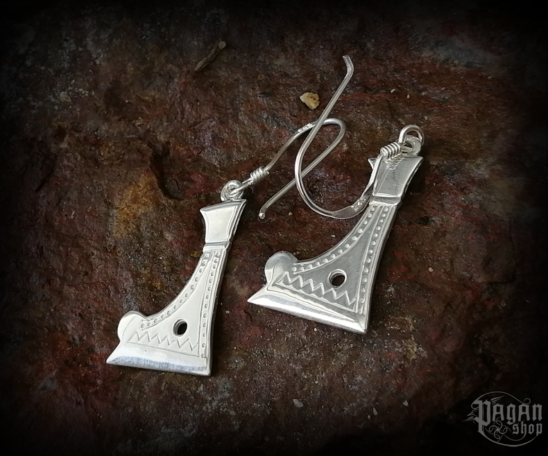 Náušnice Perunova sekera Grom - Ag 925/1000