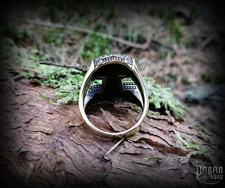 Prsten Thorovo kladivo Tølír - bronz