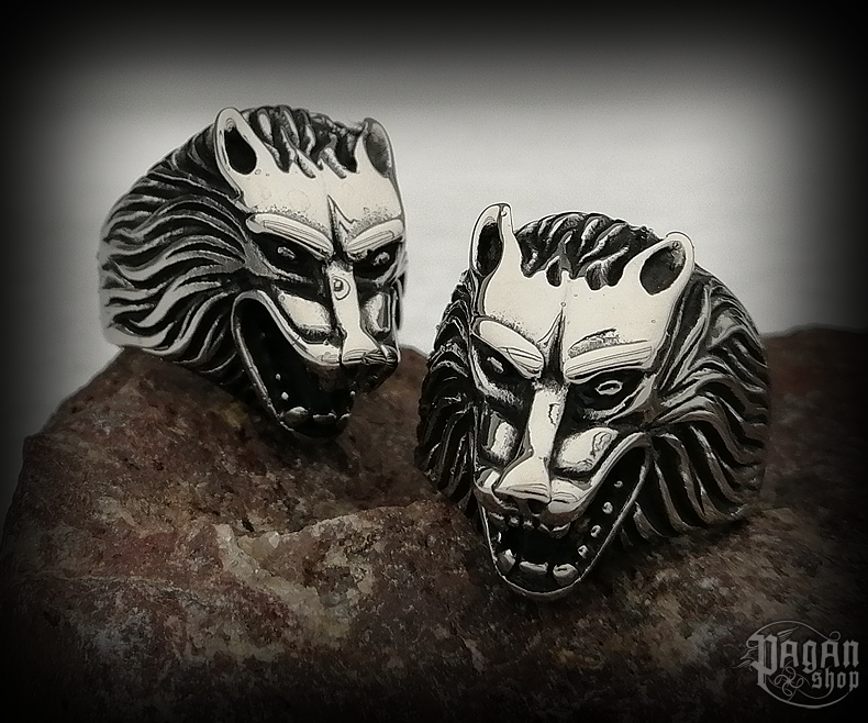 Prsten Vlkodlak Lucius - ocel