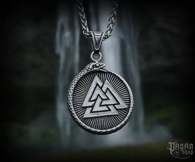 Přívěsek Valknut Midgard - ocel