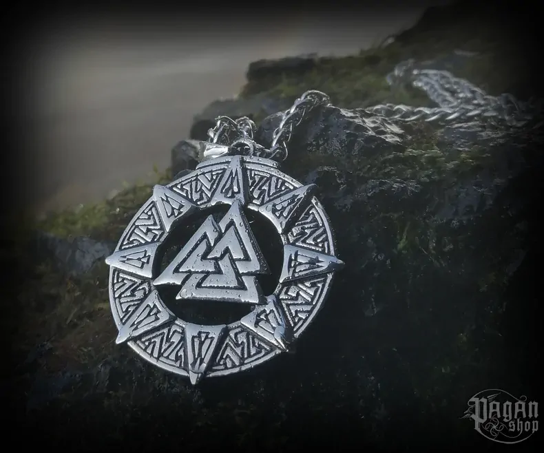 Přívěsek Valknut Asgard - ocel