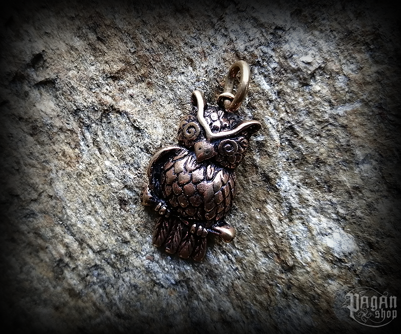 Přívěsek Sova Kaila - bronz