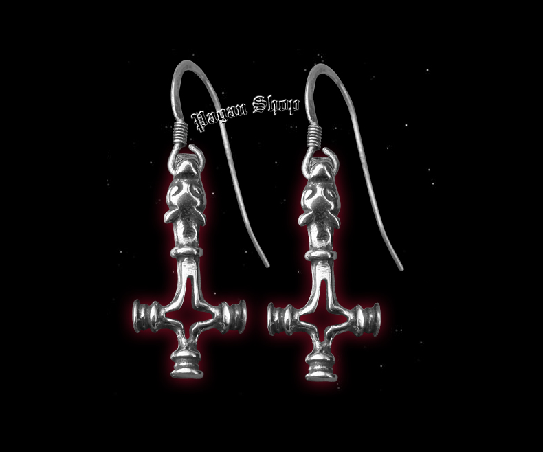 Náušnice Thorovo kladivo Úlfur - Ag 925/1000