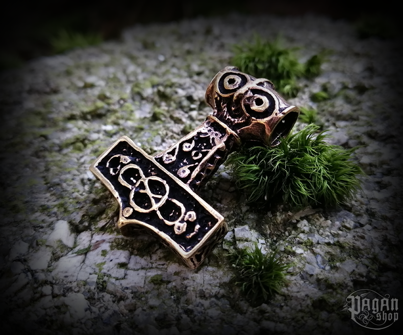 Přívěsek Thorovo kladivo Thoron - bronz