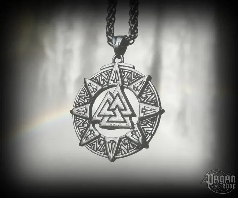 Přívěsek Valknut Asgard - ocel
