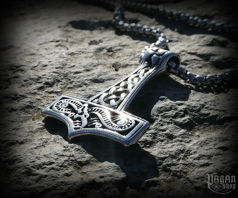 Přívěsek Thorovo kladivo Thumír - ocel