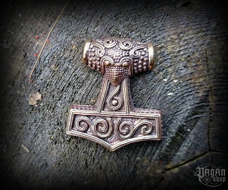 Přívěsek Thorovo kladivo Tølír - bronz