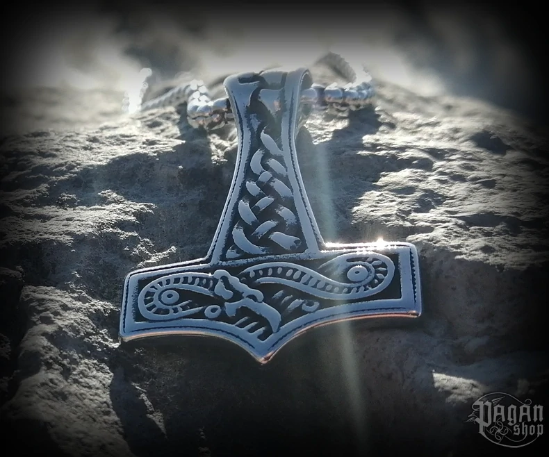 Přívěsek Thorovo kladivo Thumír - ocel