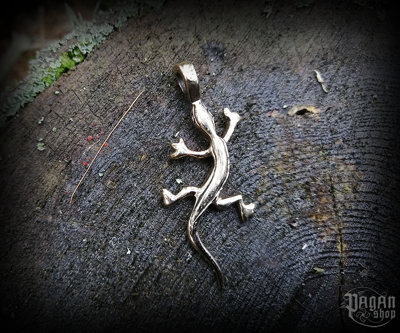 Přívěsek Ještěrka Lizzy - bronz