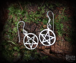 Náušnice Pentagram Druidica - Ag 925/1000
