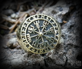 Prsten Vegvisir Ragsøn - bronz