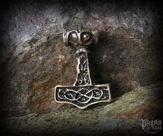 Přívěsek Thorovo kladivo Thorfrethr - bronz