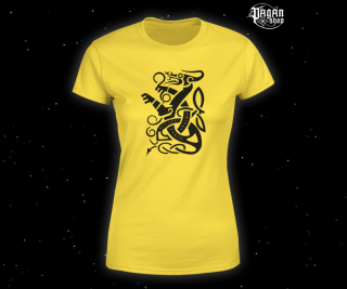 Dámské triko Dragon žluté