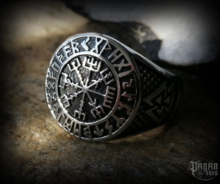 Prsten Vegvisir Ragsøn - ocel
