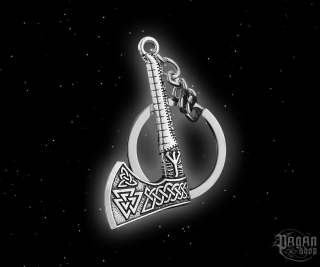 Klíčenka Sekera Valknut