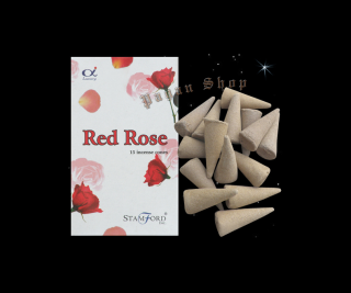 Vonné kužele Červené růže