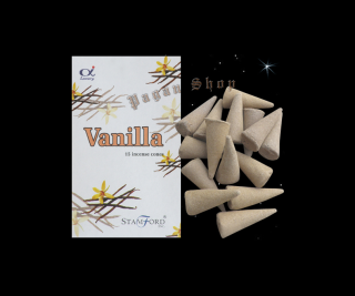 Vonné kužele Vanilka
