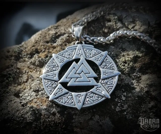 Přívěsek Valknut Asgard - ocel