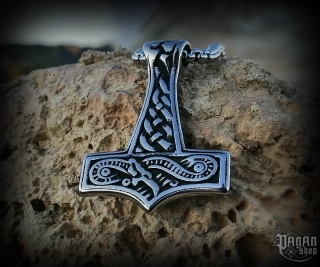 Přívěsek Thorovo kladivo Thumír - ocel