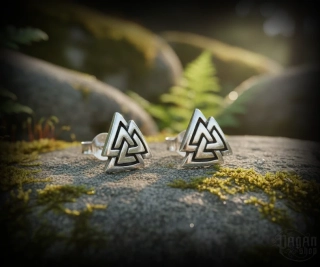 Náušnice Valknut Ragarda - Ag 925/1000