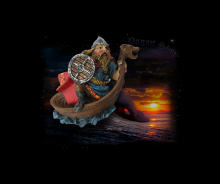 Magnetka Vikingská loď