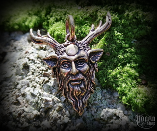 Přívěsek Cernunnos Gehörnte - bronz