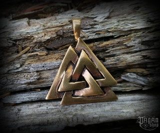 Přívěsek Valknut Wuotan - bronz